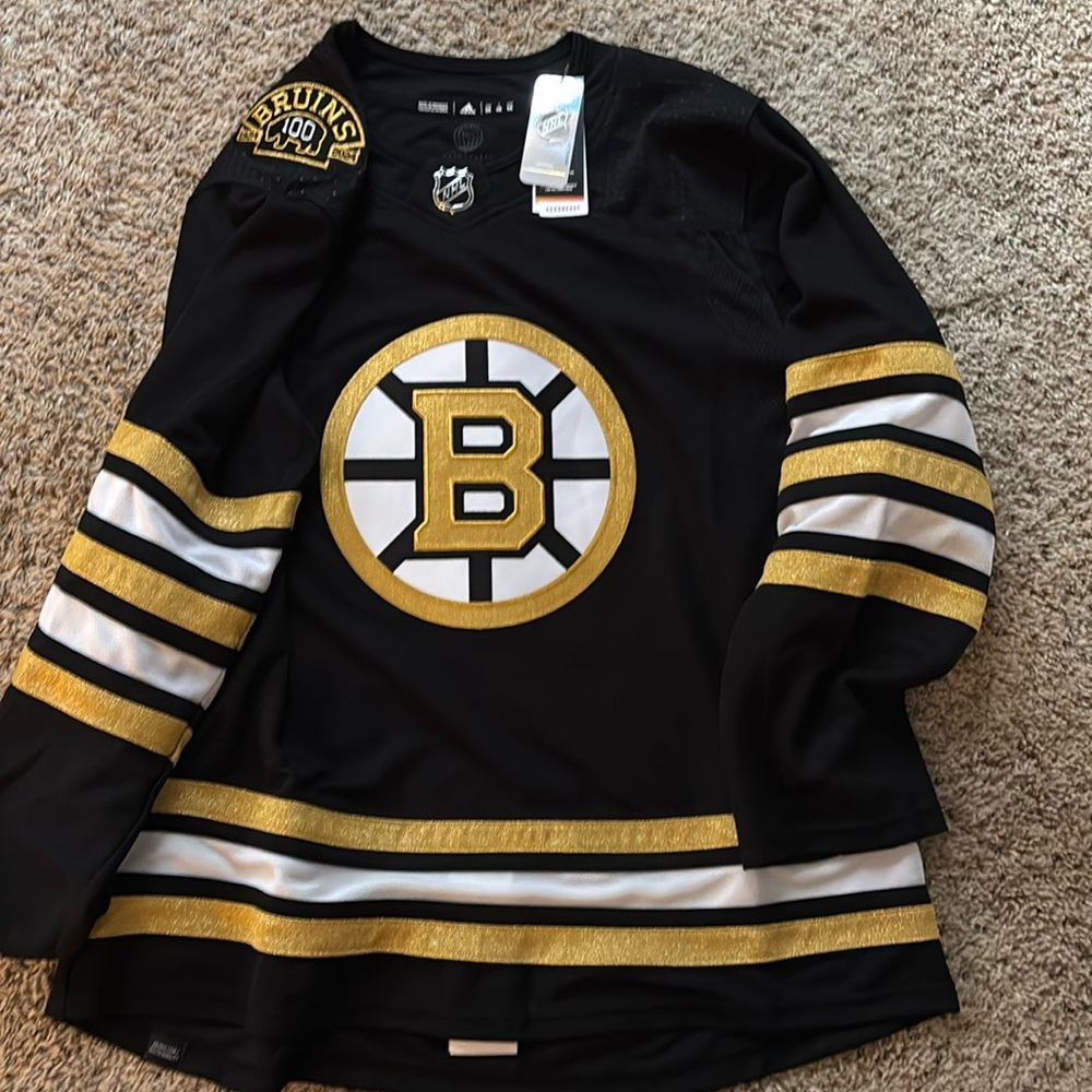 Boston bruins 100 anniversary jersey brand new size 56